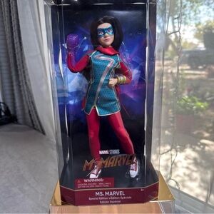 Disney Ms. Marvel Action Figure - Red, Blue, Black